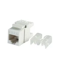 F2 Connect Cat6 UTP Keystone,250Mhz,22-26AWG,180 Degree,White Color